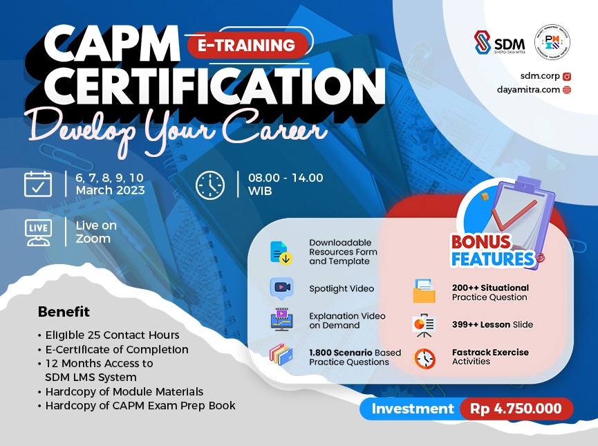 CAPM Certification - Develop Your Career Batch March 2023