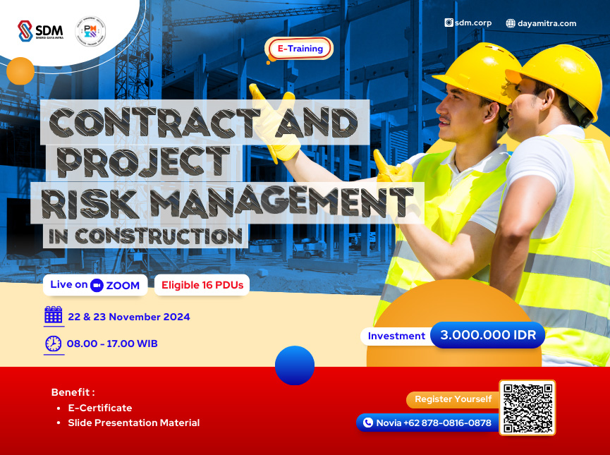 Contract and Project Risk Management in Construction - November 2024 (E-Training)