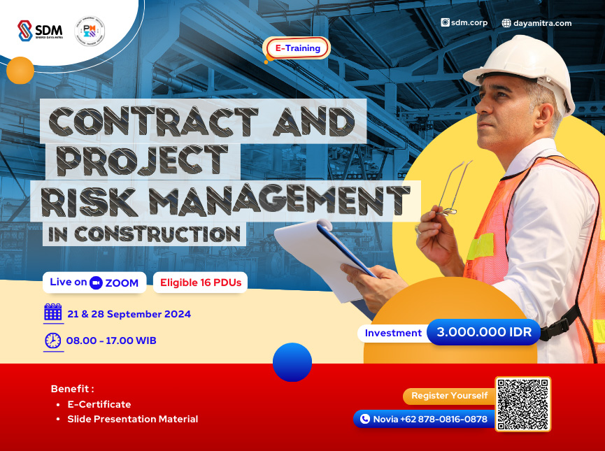 Contract and Project Risk Management in Construction - September 2024 (E-Training)