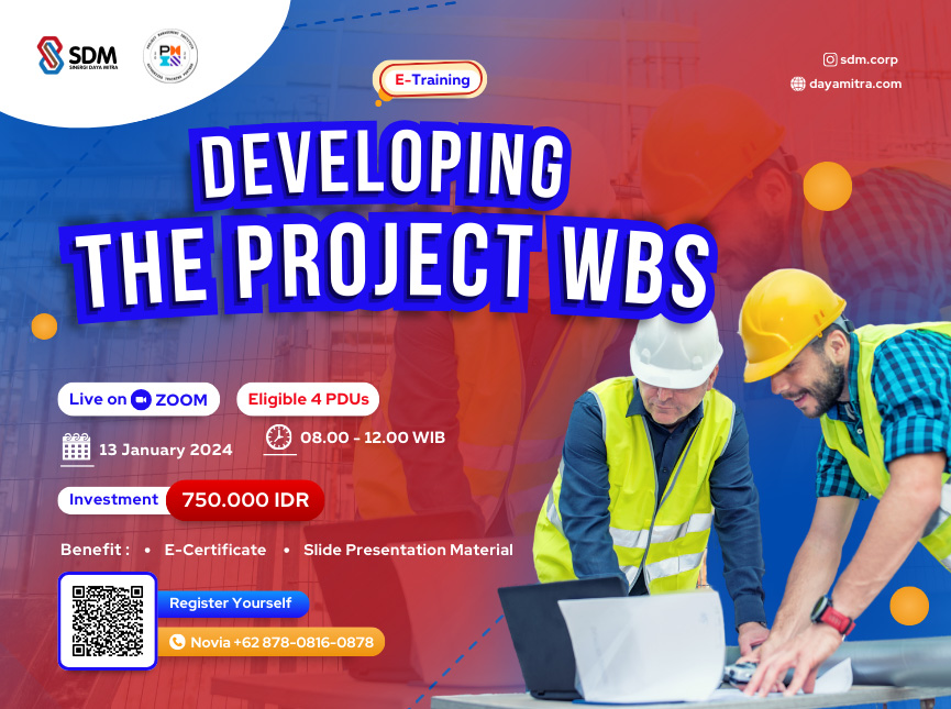 Developing The Project WBS - January 2024 (E-Training)