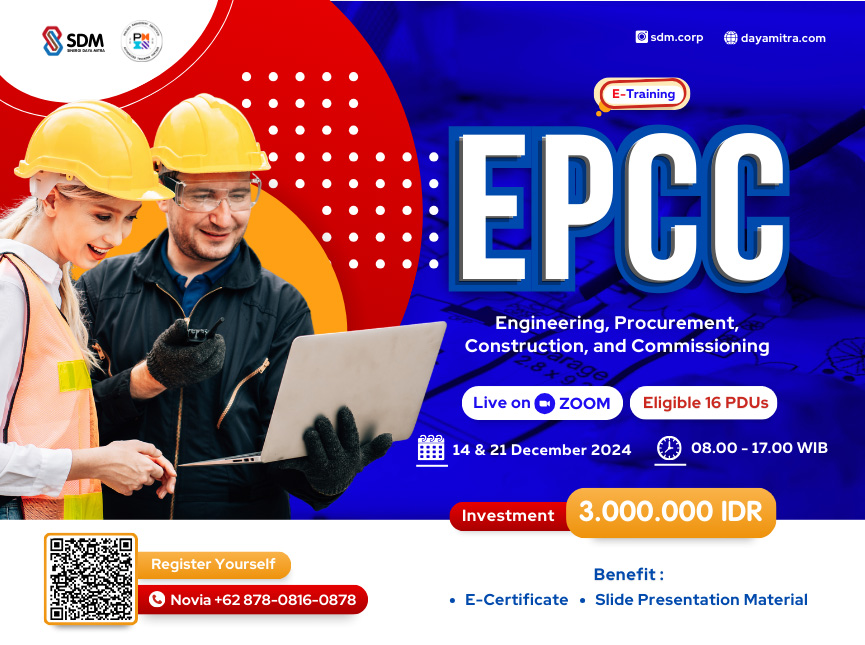 EPCC (Engineering, Procurement, Construction, and Commissioning) - December 2024 (E-Training)