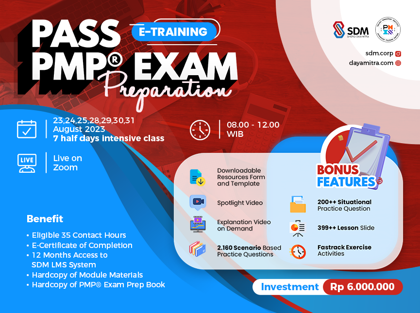 Pass PMP® Exam Preparation - Batch August 2023