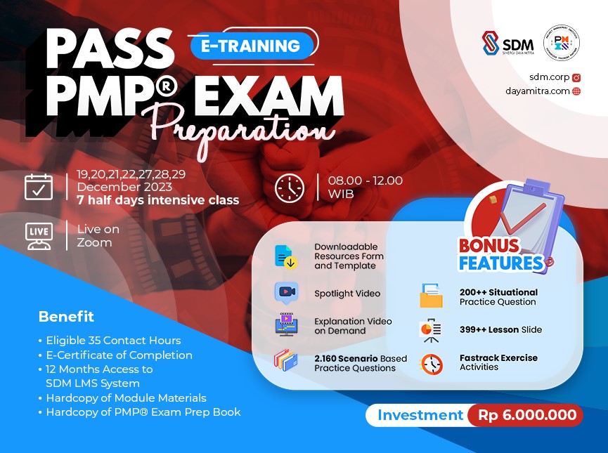 Pass PMP® Exam Preparation - Batch December 2023