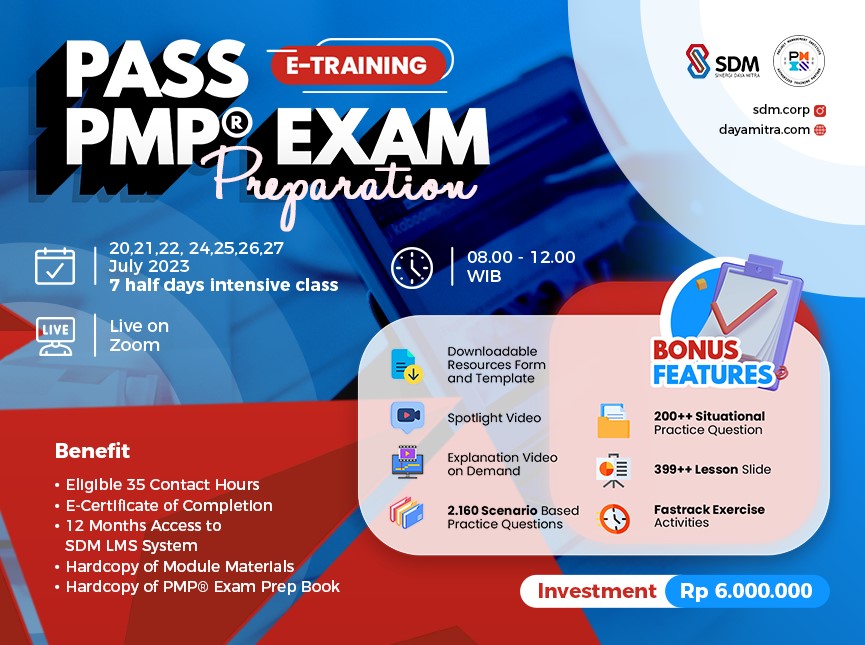 Pass PMP® Exam Preparation - Batch July 2023