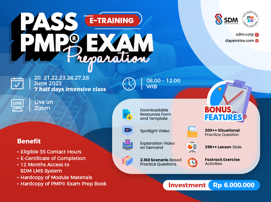 Pass PMP® Exam Preparation - Batch June 2023