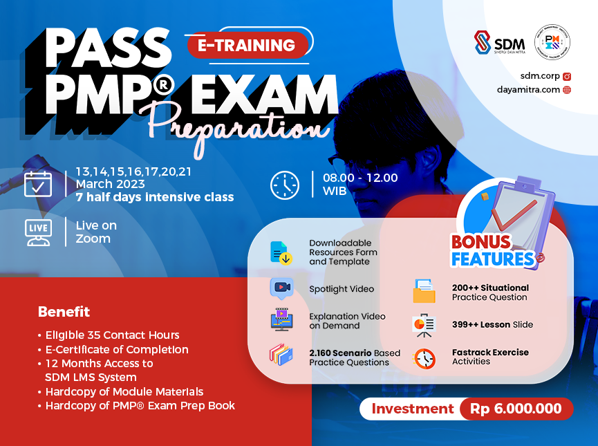 Pass PMP® Exam Preparation - Batch March 2023
