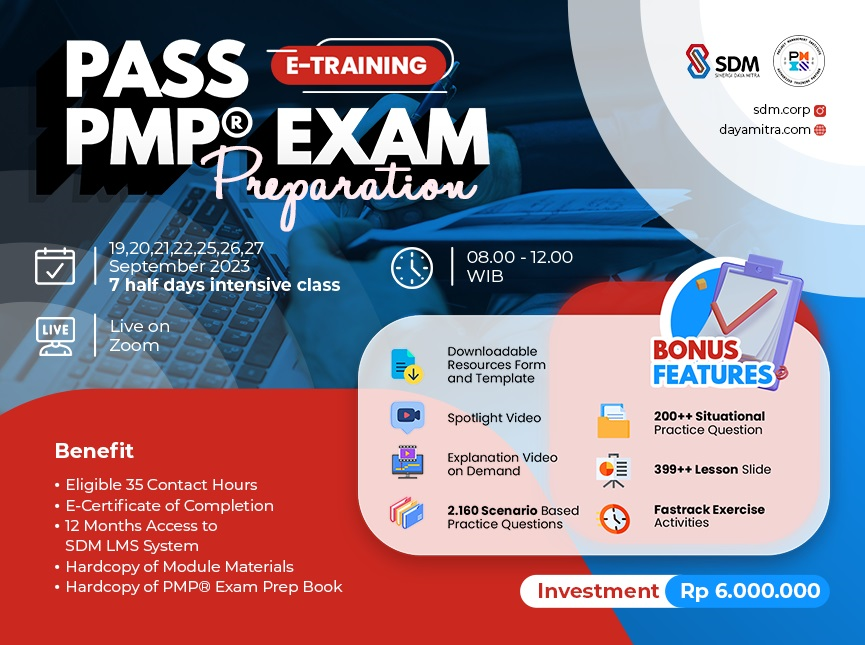 Pass PMP® Exam Preparation - Batch September 2023