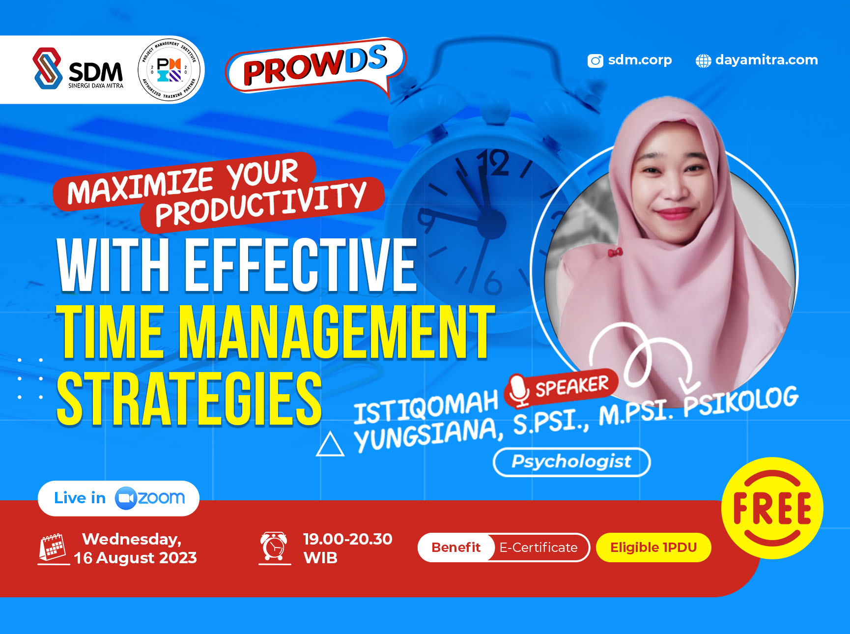 PROWDS : Maximize Your Productivity with Effective Time Management Strategies