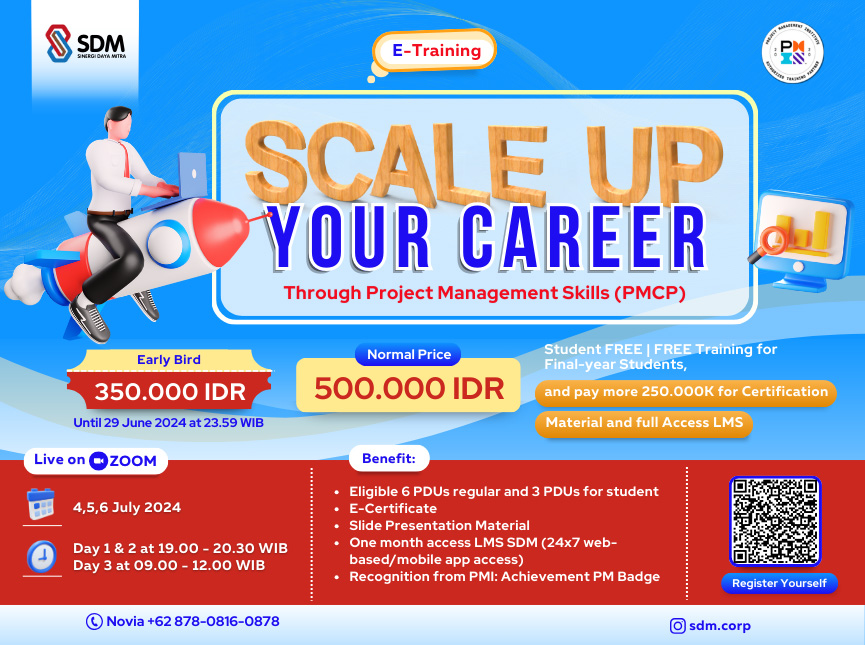 Scale Up Your Career Through Project Management Skills (PMCP) - July 2024 ( E-Training)