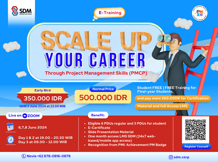 Scale Up Your Career Through Project Management Skills (PMCP) - June 2024 ( E-Training)