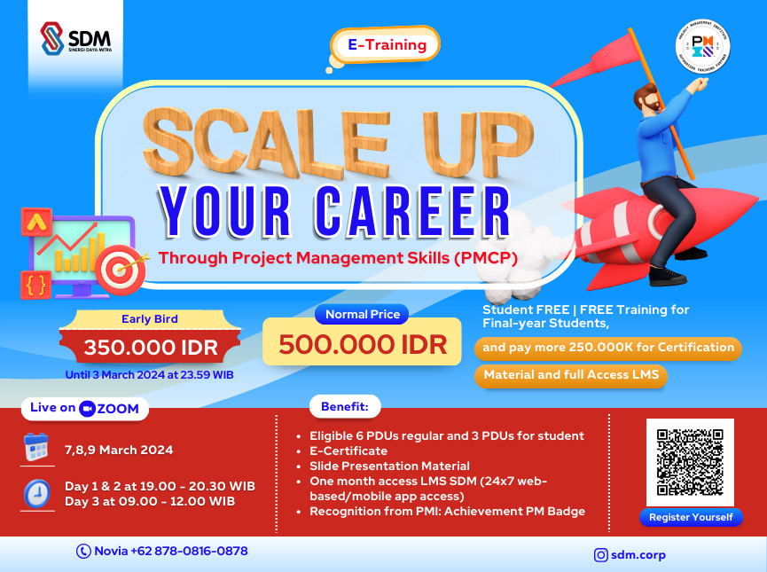 Scale Up Your Career Through Project Management Skills (PMCP) - March 2024 ( E-Training)