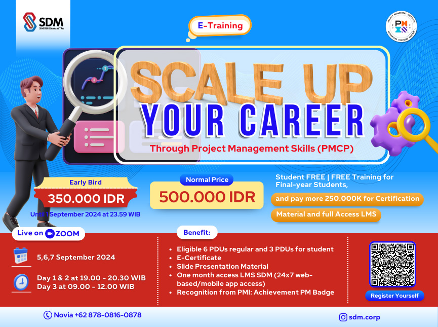 Scale Up Your Career Through Project Management Skills (PMCP) - September 2024 ( E-Training)