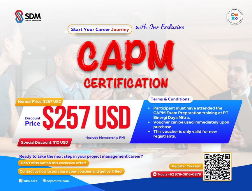 Special Promo: Voucher Discount CAPM Certification!