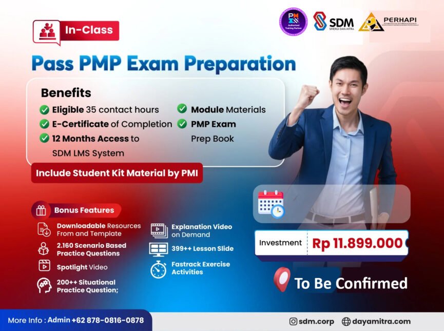 PMP Certification Exam Preparation - PERHAPI (In-class)